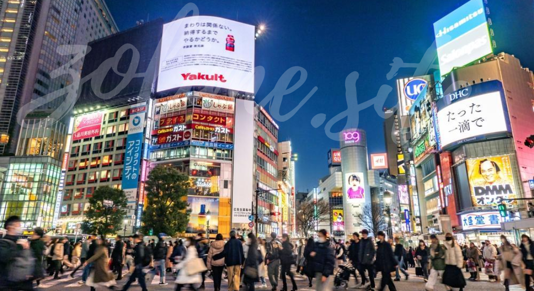 Tokyo bustling street markets